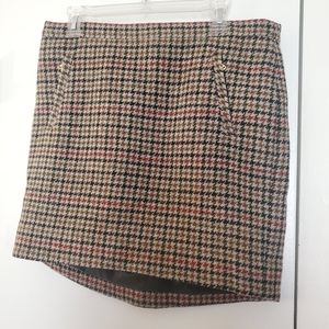 J. Crew Wool Mini Skirt
